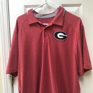 Nike Ga Bulldog polo size L
